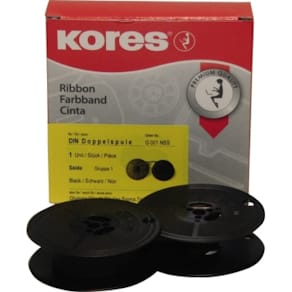 Farbband Kores Gr. 1NS, schwarz, für DIN