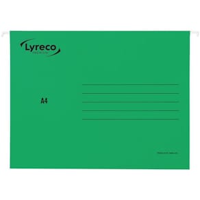 Hängmapp LYRECO premium A4 grön 25/fp