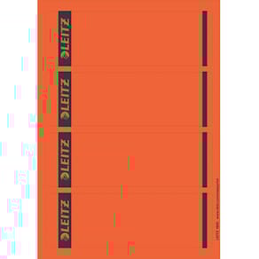 Rückenschild Leitz, kurz, breit, rot