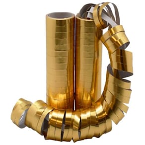 Dekor JOKER serpentiner 4m gull (2)