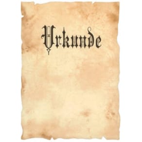 Designpapier Rössler, A4, 50 Blatt, 170 g/m², Urkunde