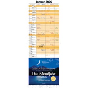Familienkalender MOSAIK, 24,5 x 69 cm