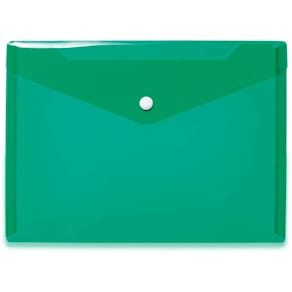 Brieftasche HERMA PP A5, transparent, dunkelgrün