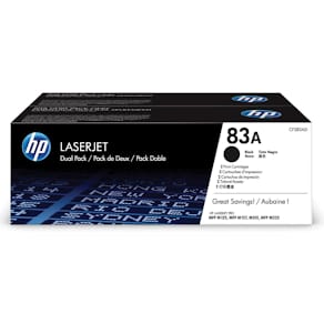 Toner HP 83A, OEM CF283AD, zwart, 1.500 pagina's, duopack