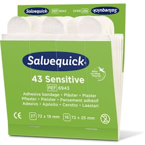 Plåster SALVEQUICK refill nonwoven 43/fp