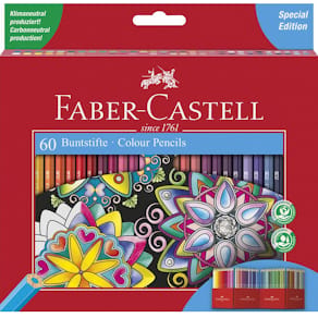 Färgpenna Faber-Castell Special Ed. 60 färger, mjuka stift, 60/fp
