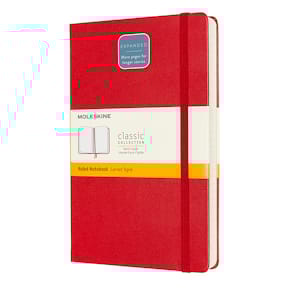 Classic Hard Expanded Linjerad Large Röd