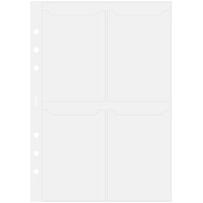 A5 Kredit/Visitkortshållare Transparent