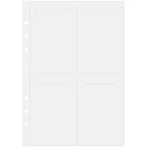 A5 Kredit/Visitkortshållare Transparent