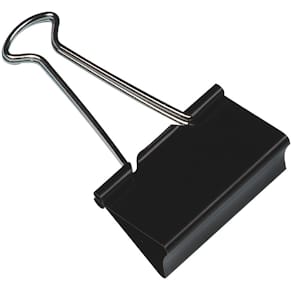 Foldbackklammer Q-CONNECT, 51 mm, 10 St., schwarz