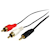 StarTech.com 3 ft Stereo Audio Cable - 3.5mm Male to 2x RCA Male