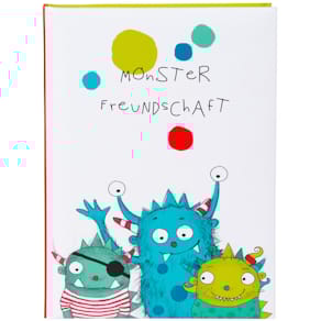 Freundebuch GOLDBUCH Monster, 88 Seiten, bunt