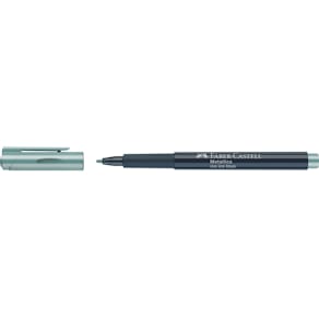 Faserschreiber Faber-Castell Metallics, ice ice blue