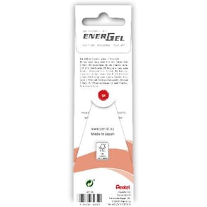 Refill PENTEL EnerGel LR7 0,7 röd 3/fp
