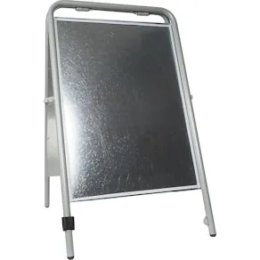 Gatuställ Sign 50x70cm silver