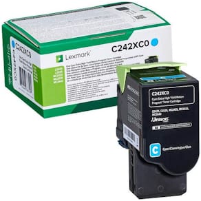 Toner LEXMARK C242XC0 Cyan