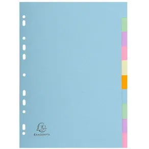 Pärmregister EXACOMPTA Papper Forever A4, 10 flikar