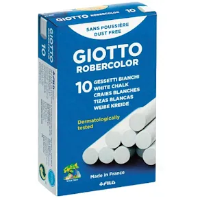 Tavelkrita GIOTTO Vit 10/fp