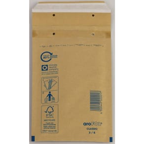 Luftpolstertasche AROFOL Classic Nr. 2/B, braun, 140 x 225 mm