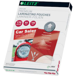 Lamineerhoes Leitz Ilam, ft A4, 350 micron (2 x 175 micron), pak