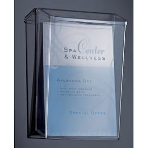 Prospekthalter Sigel, Wand, transparent