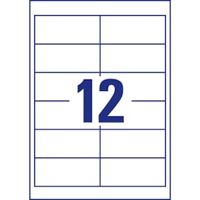 Universal-Etiketten Avery Zweckform, 97 x 42,3 mm, weiß