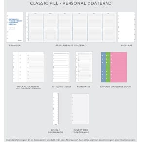 Filofax Finsbury Systemkalender Personal Scarlet
