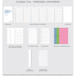 Filofax Finsbury Systemkalender Personal Scarlet