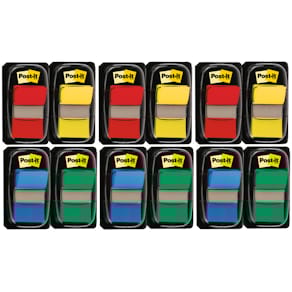 Indexmarker Post-it 680 Promotion, sortiert, 12 Spender (10+2)