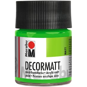 Acrylfarbe Marabu Decormatt, gelbgrün, 50 ml