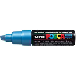 Paintmarker Uni POSCA PC-8K, 8 mm, blauw metaal