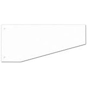 Trennstreifen WEKRE Trapez, weiß, 100 Stück