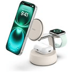 BELKIN UltraCharge Pro 3-in-1 Magnetic Qi2 25W Charging Dock