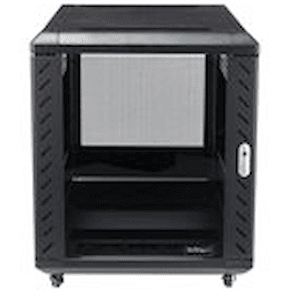 StarTech.com 12U 29" nedmonterbart serverskåp med hjul - Rack