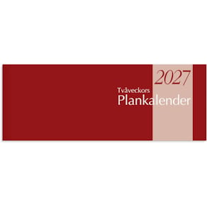Tvåveckors Plankalender 2027