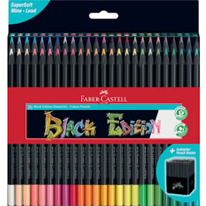 Buntstifte Faber-Castell Black Edition, 50 Stück