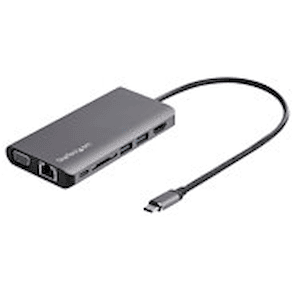 StarTech.com USB C-multiportadapter - USB-C Mini-resedocka med