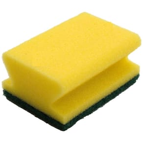 Schwamm Taski, stark und kräftig, gelb/grün, 6 x 9,5 cm