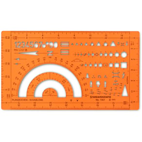 Katasterschablone STANDARDGRAPH Planzeichen I