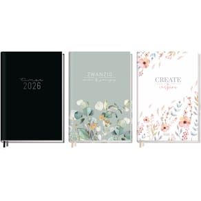 Buchkalender HÄFFT Chäff-Timer A5, 2026, sortierter Einband