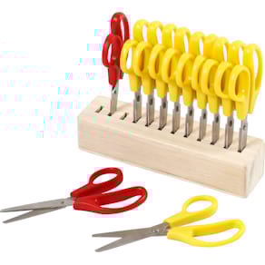 Saxställ med 12 saxar 12,5cm