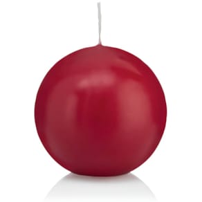 Kugelkerze, 70 mm, altrot