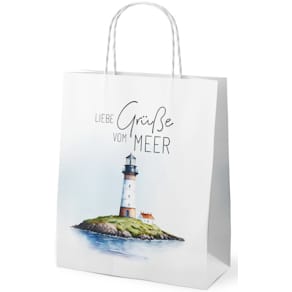 Geschenktragetasche FÜR DICH Grüße vom Meer