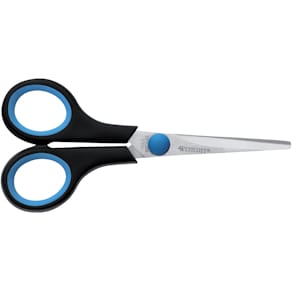 Schere WESTCOTT Easy Grip, 13 cm, spitz, für Linkshänder, schwarz