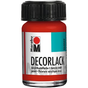 Acryllack Marabu Decorlack, geranie, 15 ml (Glas)