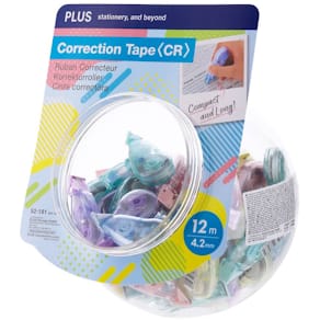 Korrekturroller PLUS JAPAN Mini, 4,2 mm x 12 m, sortiert, 50er-Gl