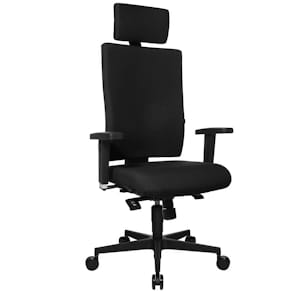 Drehstuhl Topstar Light Star 30X, mit Armlehnen, schwarz