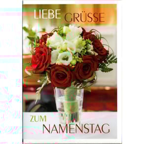 Grußkarte Namenstag