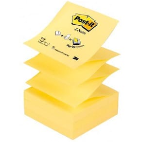 Post-it Z-Notes 76x76 gul (12)