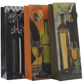 Flaschentragetasche PBS Wein, sortiert, bunt, 12 x 9 x 36 cm